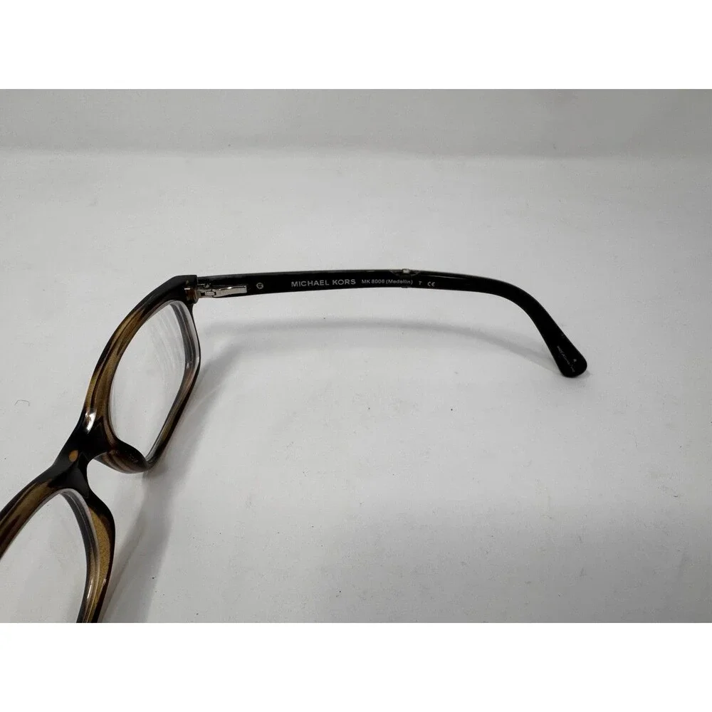 Michael Kors MK8006 Medellin Eyeglass Frames Only 52-16-140 Brown Havana 3010